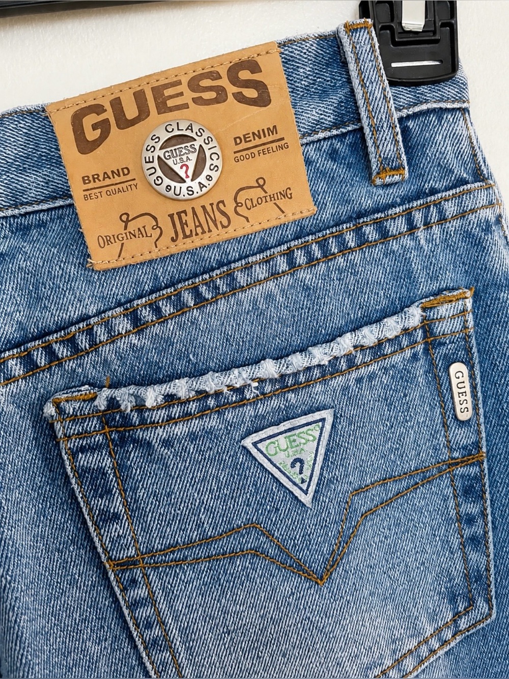 VTG RARE Georges Marciano GUESS Straight Leg Jeans sz 29 #10001
